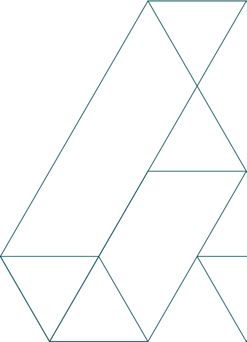 Marine Right - diagonal A pattern in Marine for right anchoring