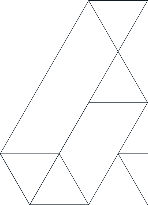 Navy Right - diagonal A pattern in Navy for right anchoring